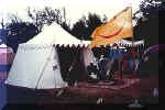 HRW tent at Sept Crown 98 